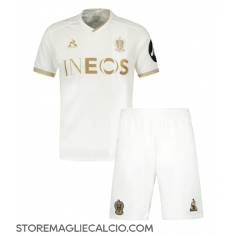 OGC Nice Maglia Gara Trasferta Repliche 2024-25 Bambino